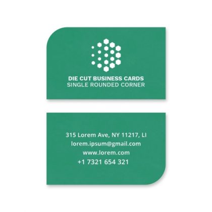 Die-Cut Business Cards